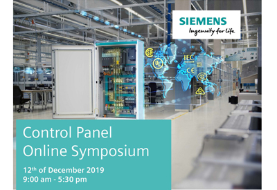 Control Panel Online Symposium Hosted by Siemens in partnership with UL and EPLAN