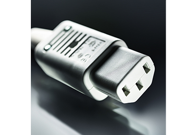 Black, Gray & White Rewireable IEC Connectors for Custom Cabling and Multiphase Distinction