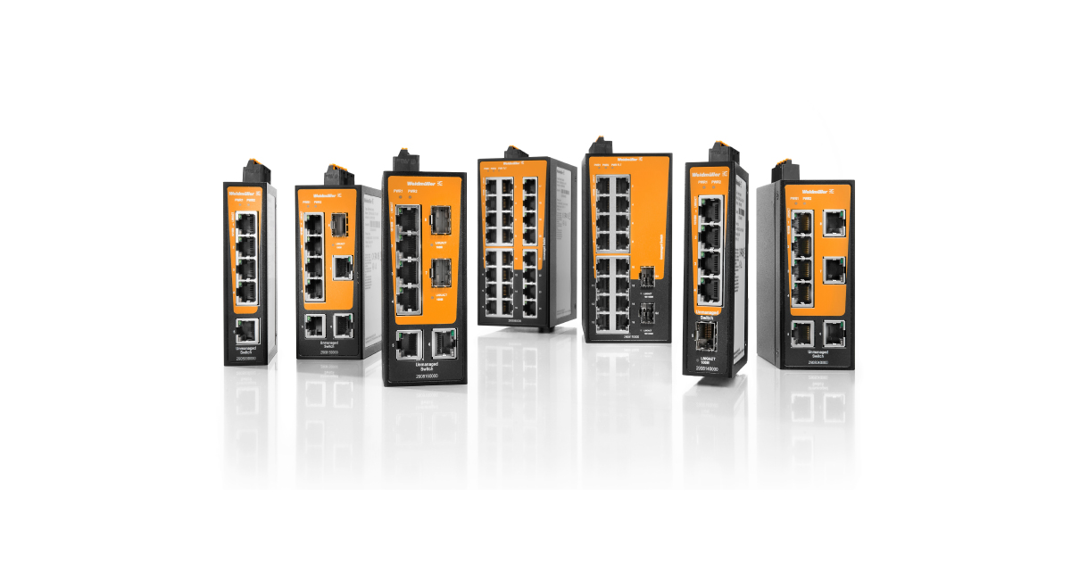 Weidmuller: New Basic Line Series B Unmanaged Switches Offer Cost-Effective Alternative