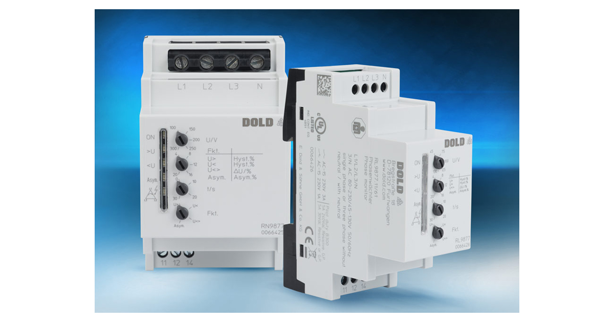 AutomtionDirect: Dold VARIMETER Series Voltage and Phase Monitoring Relays