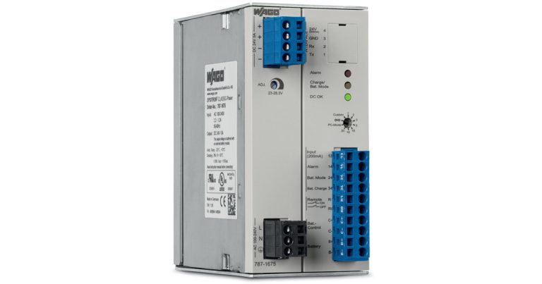 WAGO: 787-1675 Switched-Mode Power Supply with Integrated Charger and Controller