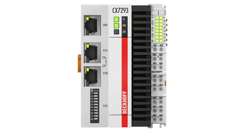 CX7293 Embedded PC With Arm Cortex-A9, PROFINET RT Device and Integrated I/Os