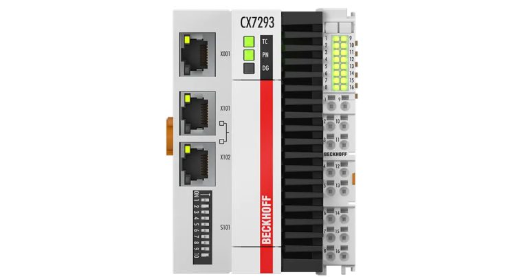 Beckhoff: CX7293 Embedded PC With Arm Cortex-A9, PROFINET RT Device and Integrated I/Os